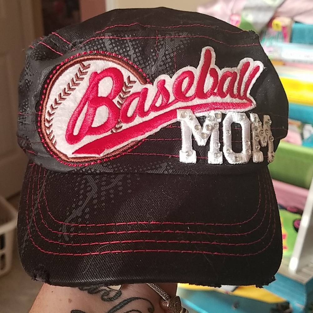 Baseball mom hat